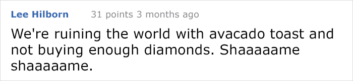 Someone Posts A Video Mocking Millenials, But This Person Had Enough And Summed Up Cold Facts In One Brutal Comment