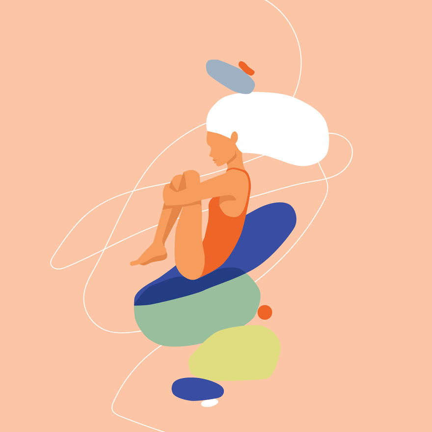 Colorful Illustrations About Significance Of Women And Feminity