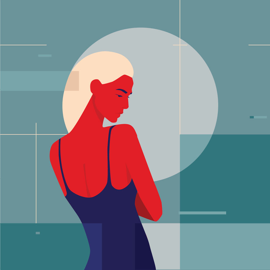 Colorful Illustrations About Significance Of Women And Feminity
