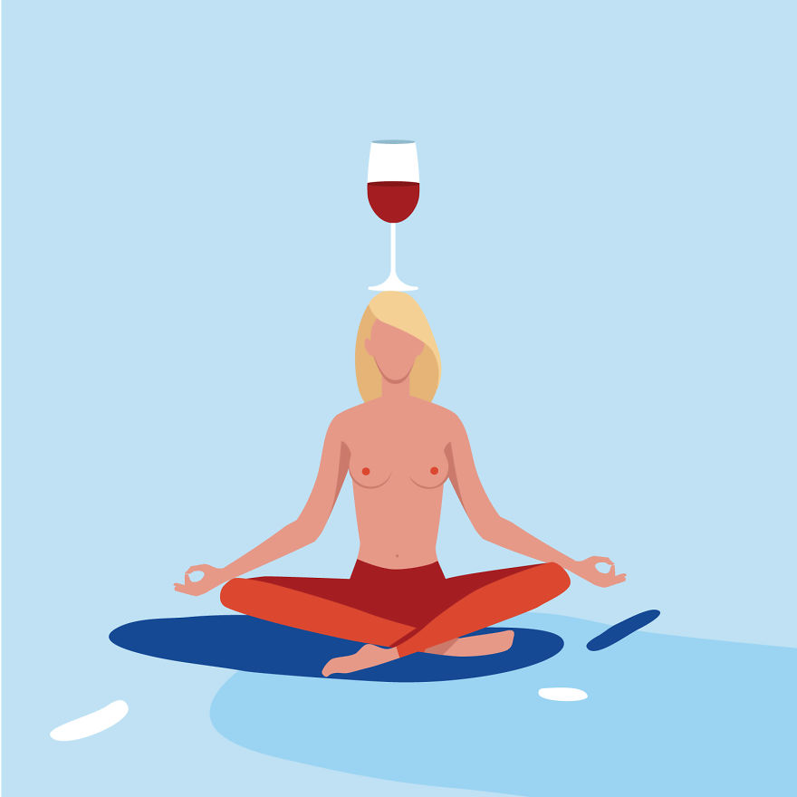 Colorful Illustrations About Significance Of Women And Feminity