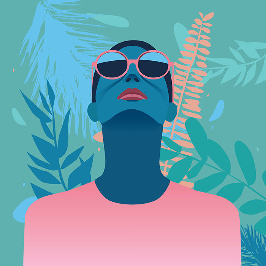 Colorful Illustrations About Significance Of Women And Feminity
