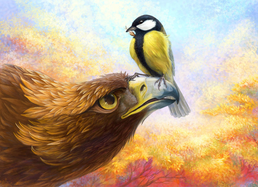 The Story Of The Titmouse That Flew With Eagles