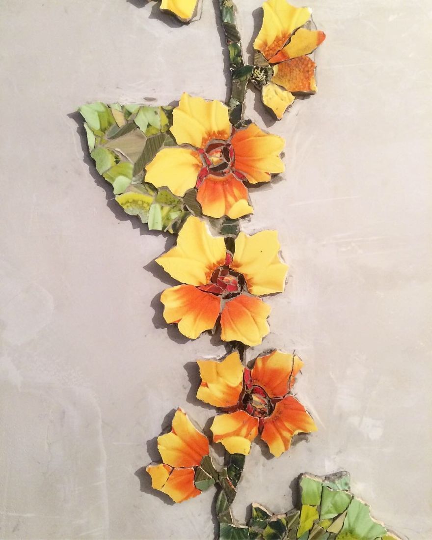 How I Made 30 Malva’s Stems 3 Meters High And 290 Buds For Interior Decoration