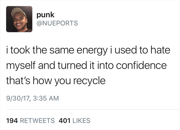 Guy Asks For Tips On How To Turn Self-Hate Into Confidence And Someone Responds With Five-Step Guide Guy Asks For Tips On How To Turn Self-Hate Into Confidence And Someone Responds With Five-Step Guide