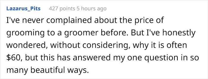 Groomer Gets Tired Of People Asking Why Their Services Cost More Than A Hairdresser, Puts Hilarious Poster For Customers Groomer Gets Tired Of People Asking Why Their Services Cost More Than A Hairdresser, Puts Hilarious Poster For Customers