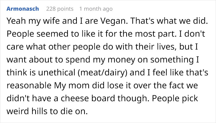 Instead Of Serving Vegan Food At Their Wedding Party, This Couple Banned Meat-Eating Friends And Family From Attending It