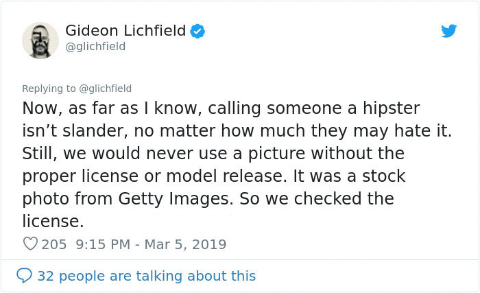 Hipster Gets Furious About His Photo Being Used For An Article About All Hipsters Looking The Same, Turns Out It's A Different Person Hipster Gets Furious About His Photo Being Used For An Article About All Hipsters Looking The Same, Turns Out It's A Different Person