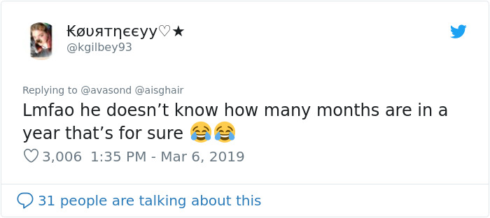 Man Tells Women To Stop Whining About Tampon Prices Cause They Only Need 7 Per Period, Gets Roasted Immediately Man Tells Women To Stop Whining About Tampon Prices Cause They Only Need 7 Per Period, Gets Roasted Immediately