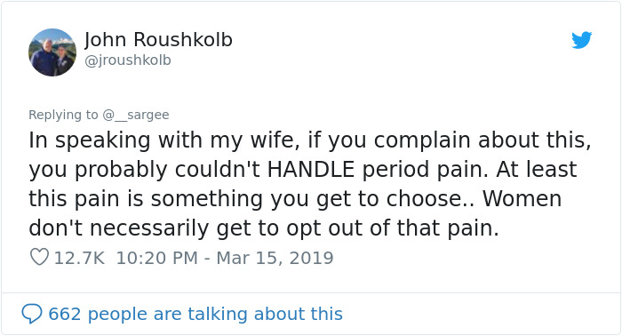 Man Says Women Should Stop Complaining About Period Pain Unless They Know What A Scraped Knee Pain Feels Like, Gets Shut Down