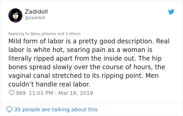 Man Says Women Should Stop Complaining About Period Pain Unless They Know What A Scraped Knee Pain Feels Like, Gets Shut Down Man Says Women Should Stop Complaining About Period Pain Unless They Know What A Scraped Knee Pain Feels Like, Gets Shut Down