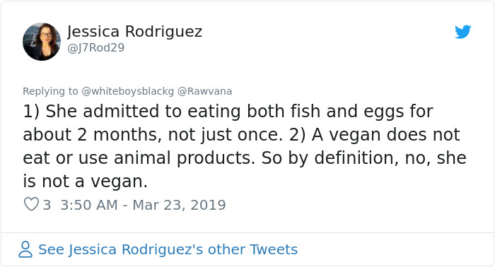 Vegan Influencer Gets Caught Eating Fish, Starts Making Excuses, But Her 1.3M Followers Aren't Buying It