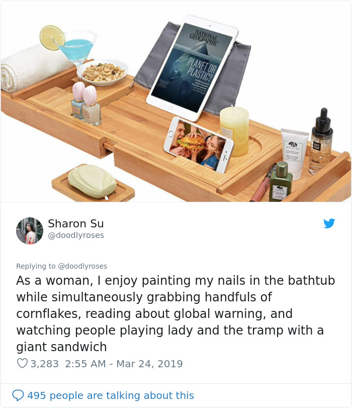 10 Hilarious Examples That Prove Bathtub Tray Designers Have No Idea What Women Do In The Bath 10 Hilarious Examples That Prove Bathtub Tray Designers Have No Idea What Women Do In The Bath