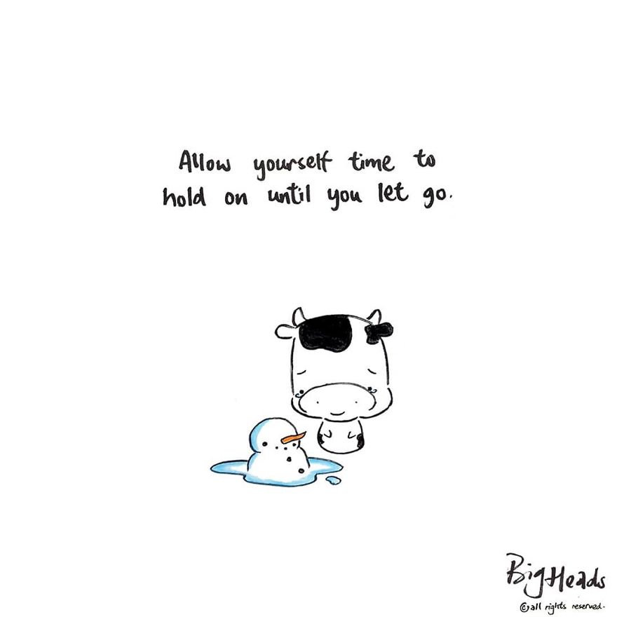 Allow Yourself Time To Hold On Until You Let Go