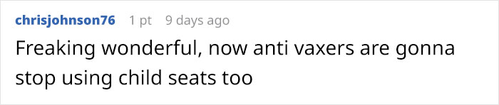 Person Says He Always Trolls Anti-Vaxxers By Using A Car Seat Analogy And People Love The Logic Behind It