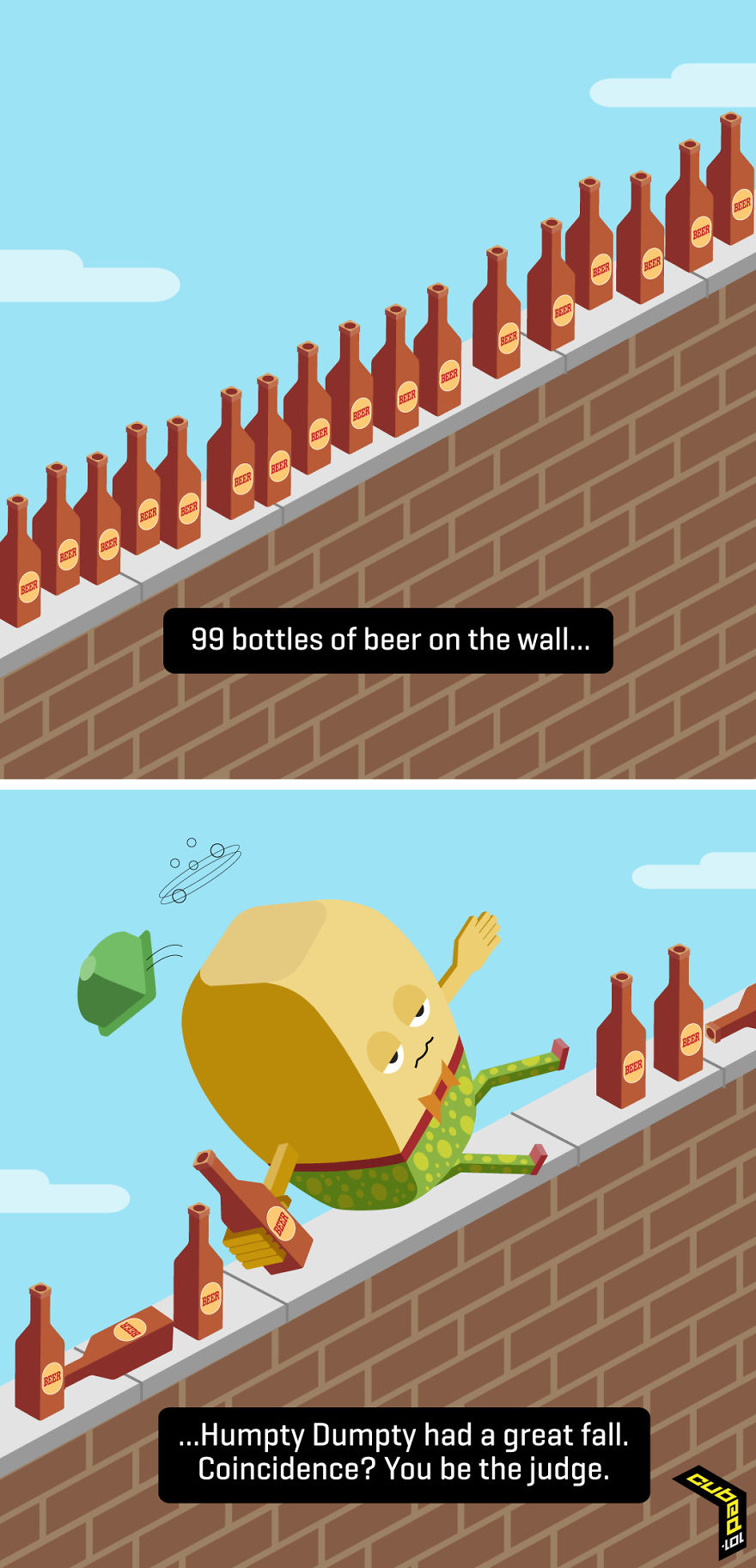 I Create Comics With A Cubed Perspective And A Slightly Warped Point Of View.