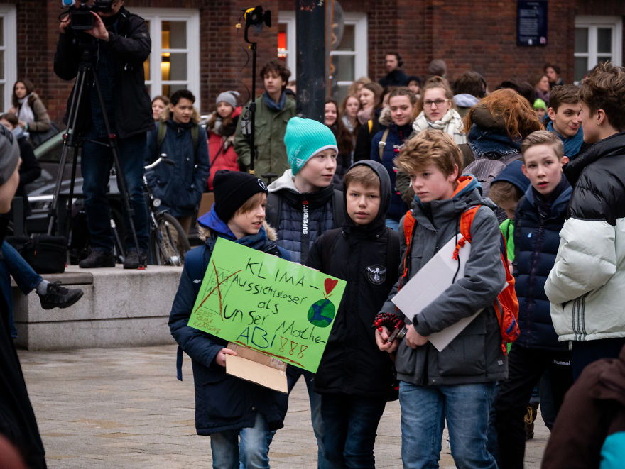 My Photo Report From The School Strike On March In Hamburg My Photo Report From The School Strike On March In Hamburg