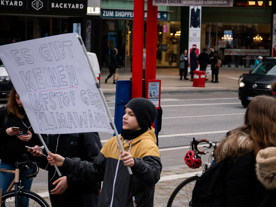 My Photo Report From The School Strike On March In Hamburg