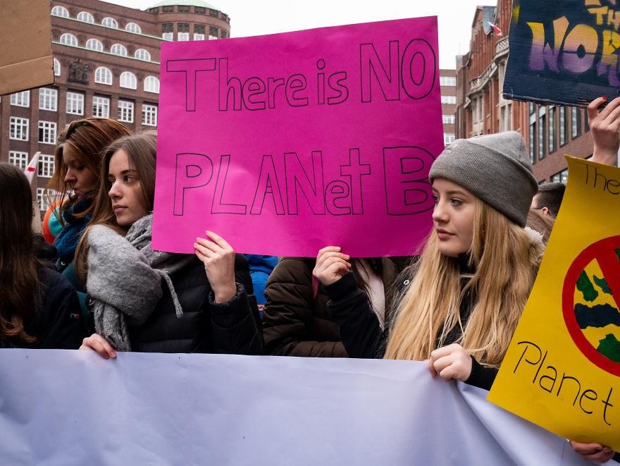 My Photo Report From The School Strike On March In Hamburg