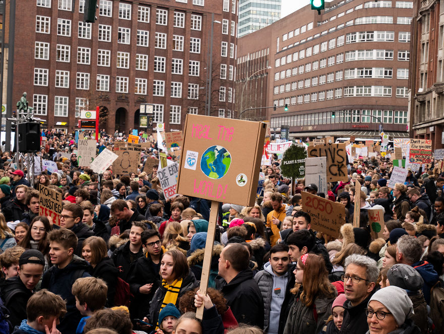 My Photo Report From The School Strike On March In Hamburg