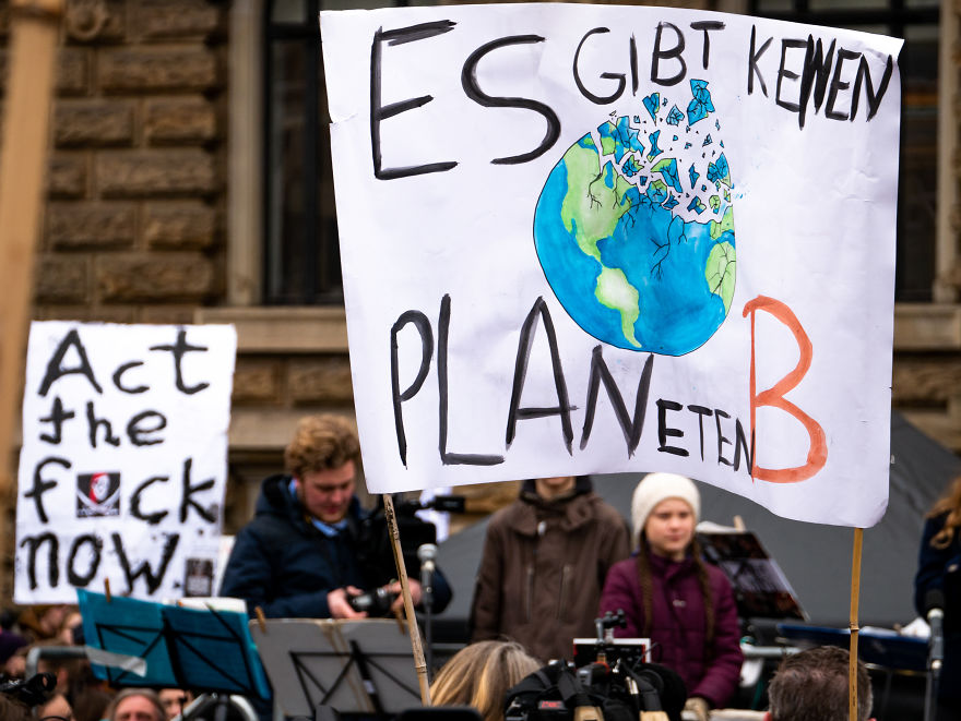 My Photo Report From The School Strike On March In Hamburg