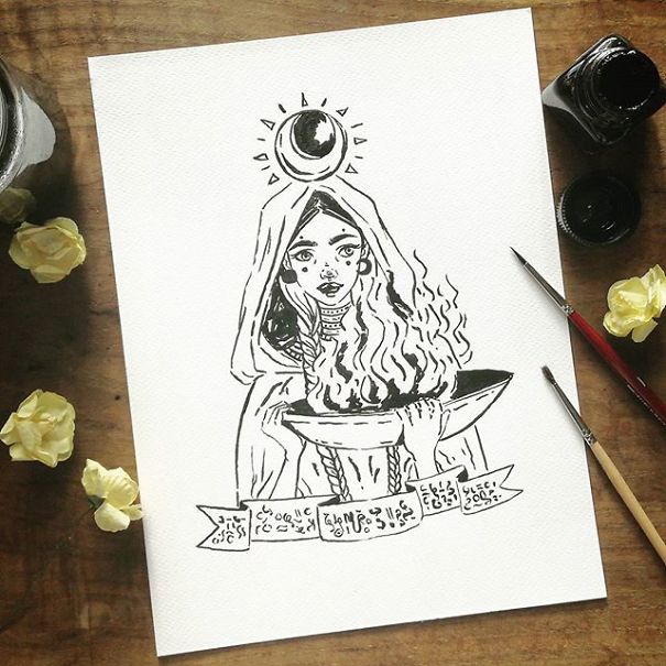 I Create Magical And Whimsical Ink Illustrations (30 Pics)