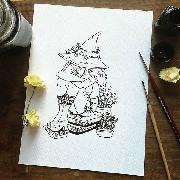 I Create Magical And Whimsical Ink Illustrations (30 Pics)