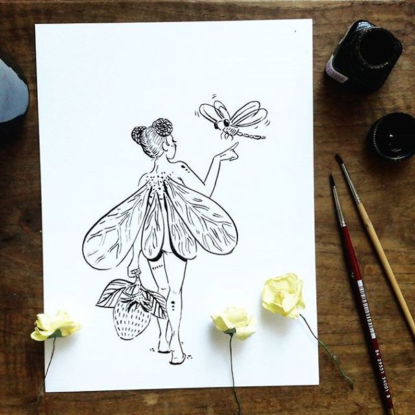 I Create Magical And Whimsical Ink Illustrations (30 Pics)