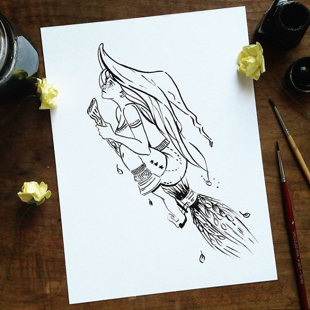 I Create Magical And Whimsical Ink Illustrations (30 Pics) I Create Magical And Whimsical Ink Illustrations (30 Pics)