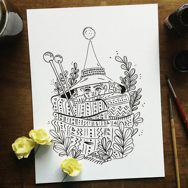 I Create Magical And Whimsical Ink Illustrations (30 Pics) I Create Magical And Whimsical Ink Illustrations (30 Pics)