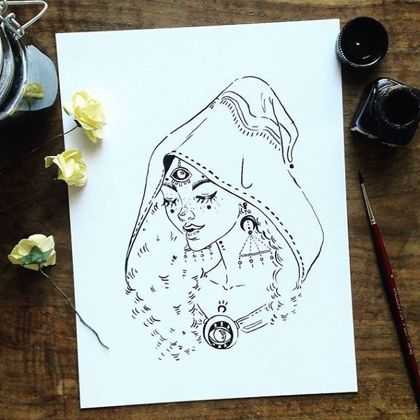 I Create Magical And Whimsical Ink Illustrations (30 Pics)