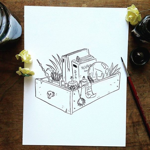 I Create Magical And Whimsical Ink Illustrations (30 Pics)