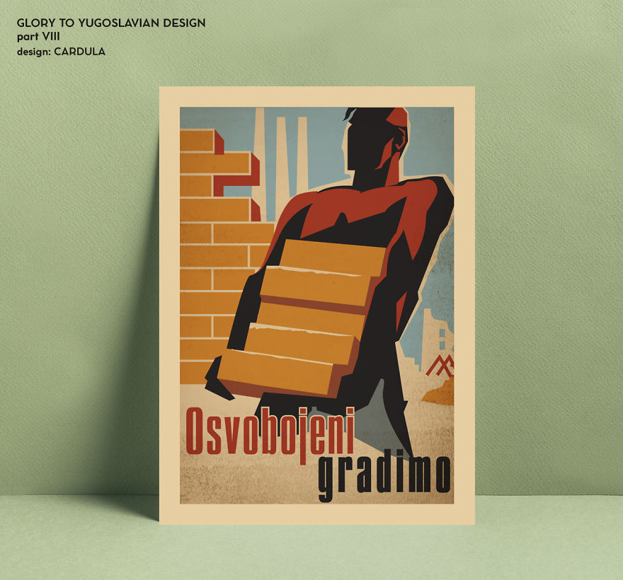 I Redesigned Famous Yugoslavian Posters To Bring Back Good Memories (New Pics)