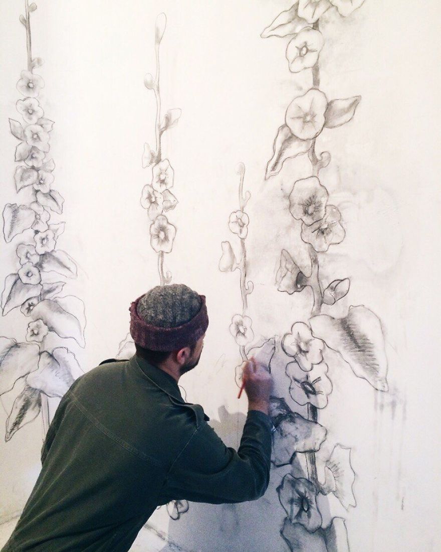 How I Made 30 Malva’s Stems 3 Meters High And 290 Buds For Interior Decoration How I Made 30 Malva’s Stems 3 Meters High And 290 Buds For Interior Decoration