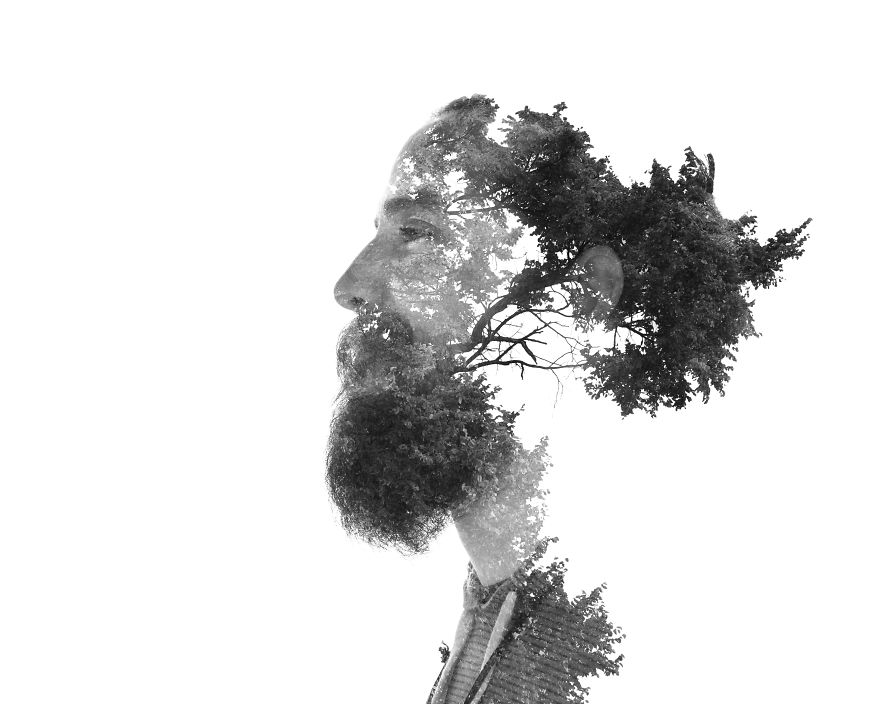 I Started To Take Double Exposure Self-Portraits To Cope With A Break-Up And Now I Can't Stop Doing It. I Asked Friends And Family To Model For Me. Working Towards A Final Image Is Therapeutic.