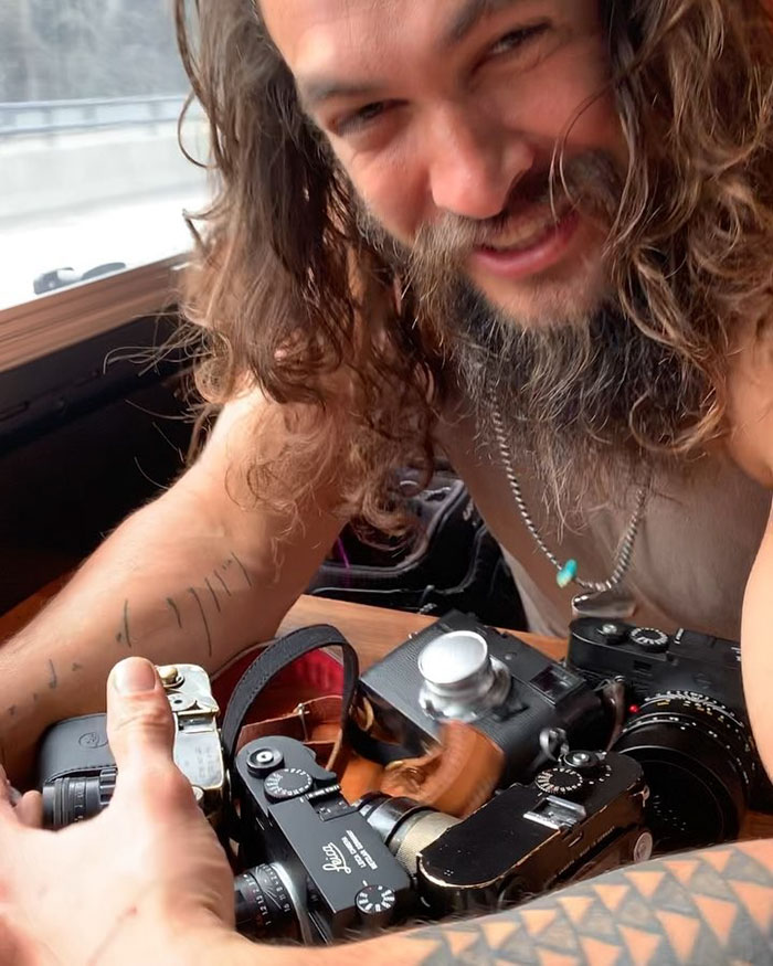 Jason Momoa Shows Off His Impressive Collection Of Leica Cameras And It's Making Photographers Jealous Jason Momoa Shows Off His Impressive Collection Of Leica Cameras And It's Making Photographers Jealous