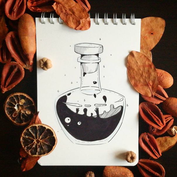 I Create Magical And Whimsical Ink Illustrations (30 Pics)