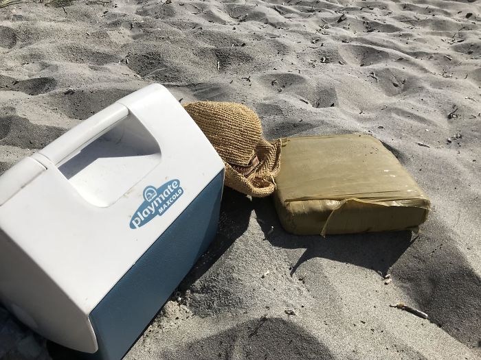 This Kilo [Of Cocaine] My Mom Found Washed Up On A South Florida Beach This Morning