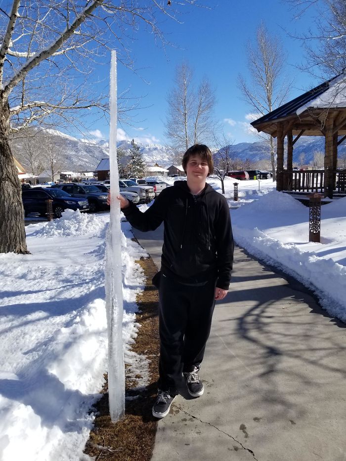 This Giant Icicle I Found