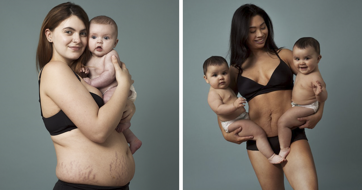 Поменялась телом с мамой. Фигура после родов. Фигура после рождения ребенка. Фотосессия женщин после родов. Рожавшие женщины фотосессия.