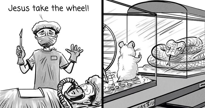 30 Single-Panel Comics By ‘Bogart Creek’