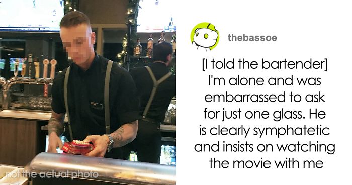 Guy Lies To Bartender About Being Alone When He Goes To Buy Wine For His Date, Ends Up Spending The Evening With Him