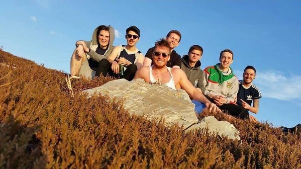 This Photo Makes Me And My Friends Look Like Giants In A Forest