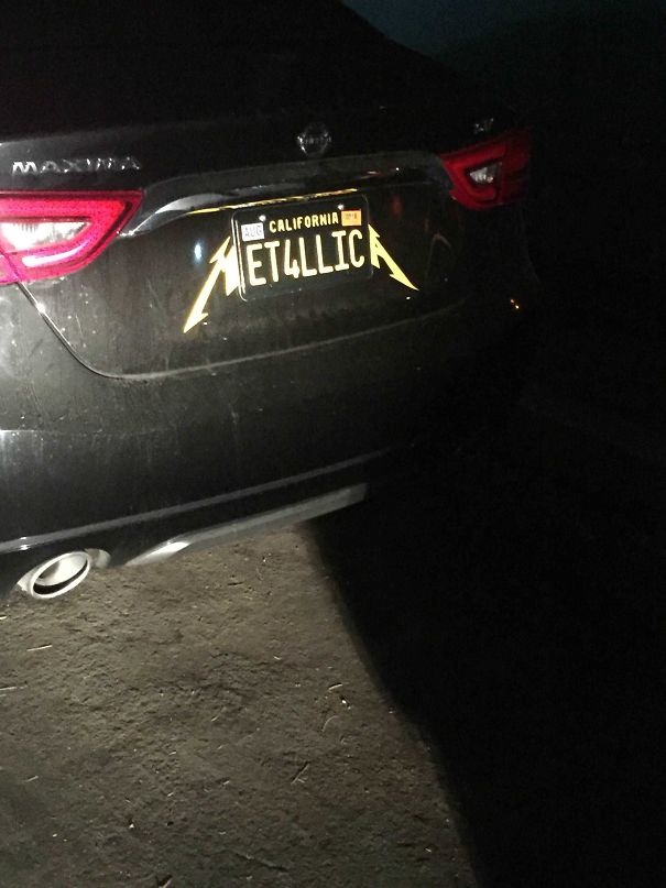 Do License Plates Get Any More Metal?