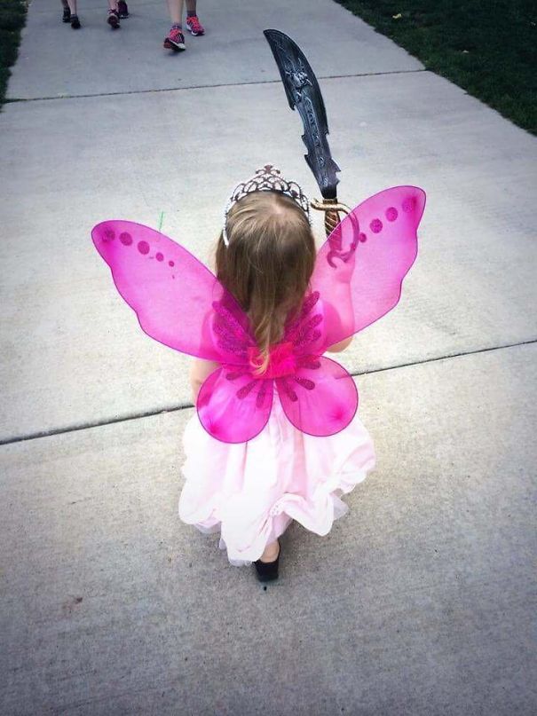 My Daughter's Personality Perfectly Expressed Through Her Outfit Choice