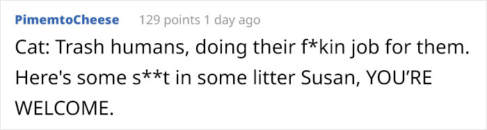 Cat Splits Open A Litter Bag To Poop After He Finds Door To His Litter Box Shut, People React With Hilarious Comments