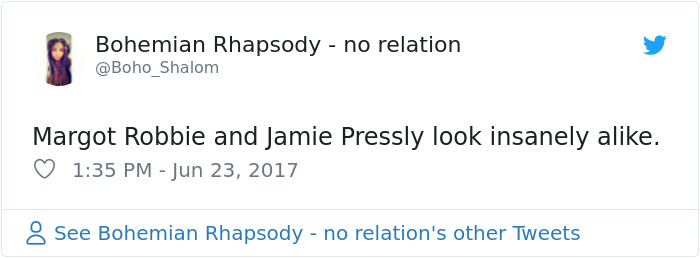 Tweet comparing similar looks of Margot Robbie and Jaime Pressly, fans are surprised. Tweet comparing similar looks of Margot Robbie and Jaime Pressly, fans are surprised.