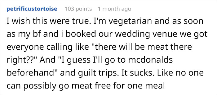 Instead Of Serving Vegan Food At Their Wedding Party, This Couple Banned Meat-Eating Friends And Family From Attending It