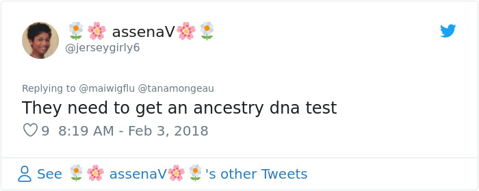Tweet suggesting Margot Robbie and Jaime Pressly should get an ancestry DNA test due to their similarity. Tweet suggesting Margot Robbie and Jaime Pressly should get an ancestry DNA test due to their similarity.