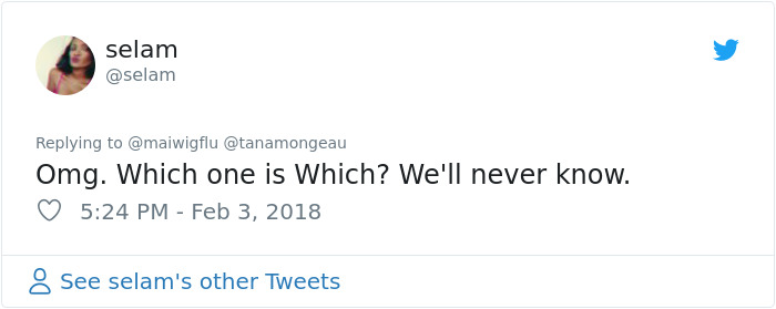 Tweet about Margot Robbie and Jaime Pressly looking similar, questioning their identity.