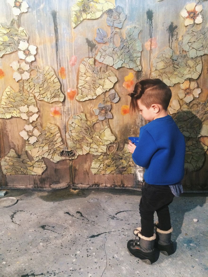 How I Made 30 Malva’s Stems 3 Meters High And 290 Buds For Interior Decoration